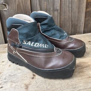 Salomon Leather Cross-Country Unisex Ski Boots
